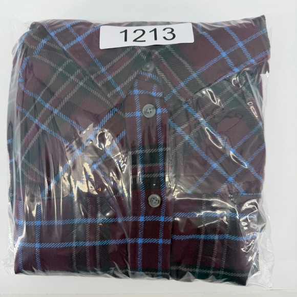 Duluth Trading Company Mens Flannel Shirt Plaid Long Sleeve Button Up 3XL Pocket - Picture 13 of 13